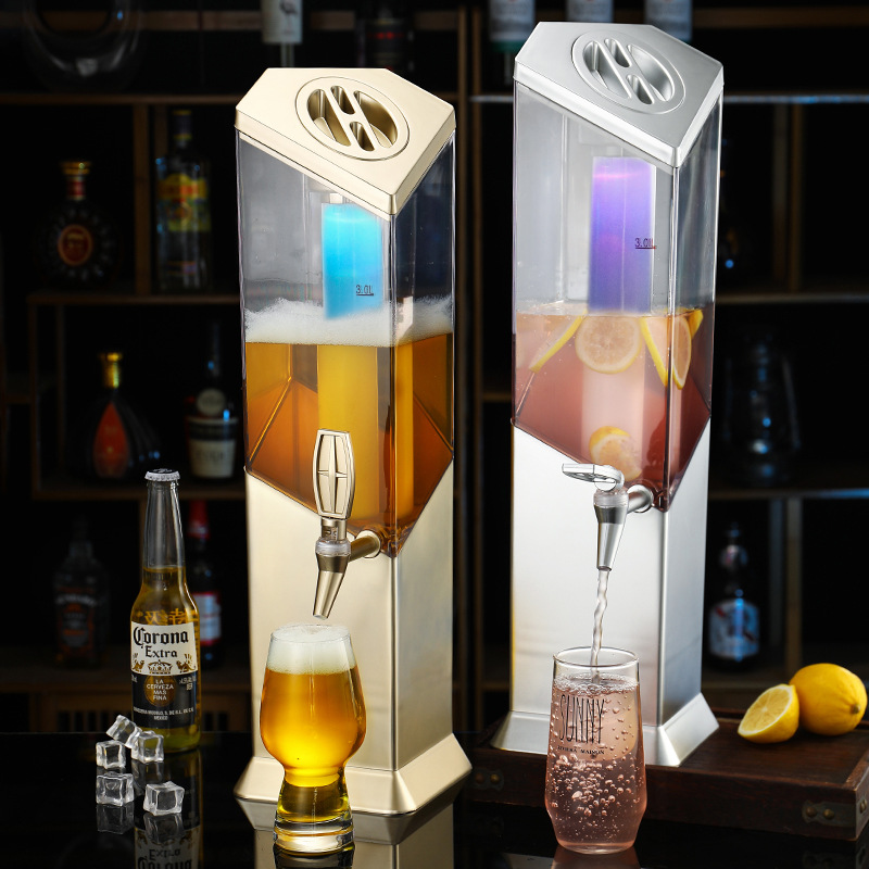 Wine Draft Beer - ถังเบียร์ไวน์แคนนอนแบบพิเศษพร้อมก๊อกน้ำ ถังน้ำผลไม้ ถังโค้ก ถังเบียร์แบบดราฟท์ยอดนิยมในโลกออนไลน์ ถังไวน์แคนนอนเรืองแสง