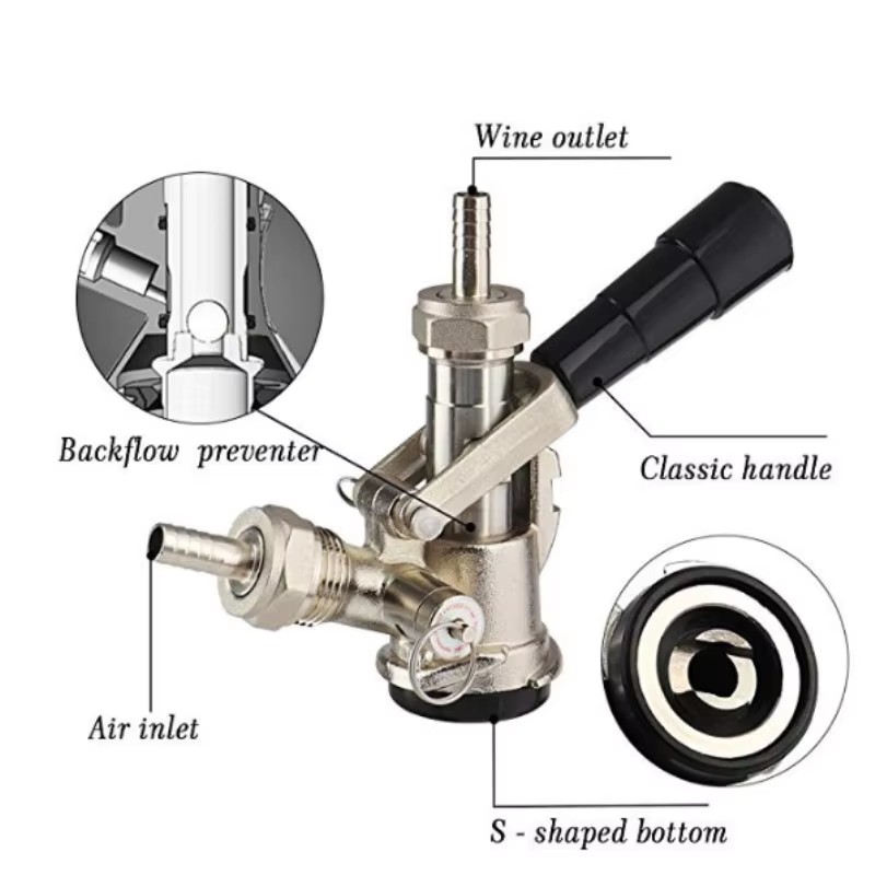 Keg Coupler ร่างเบียร์สําหรับ  - Wine Draft Beer บทวิจารณ์และราคา