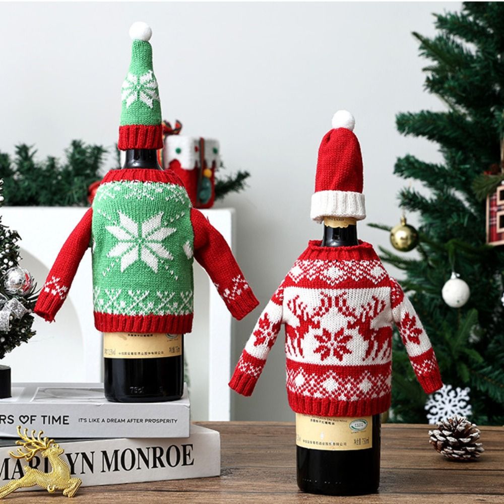 ปลอกหุ้มขวดไวน์ลายกวางเรนเดียร - Wine Beer Hat บทวิจารณ์และราคา